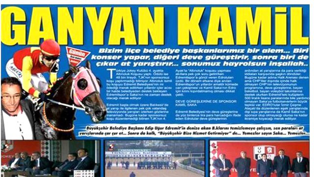 Edremit\'te \'Ganyan\' Tartışması