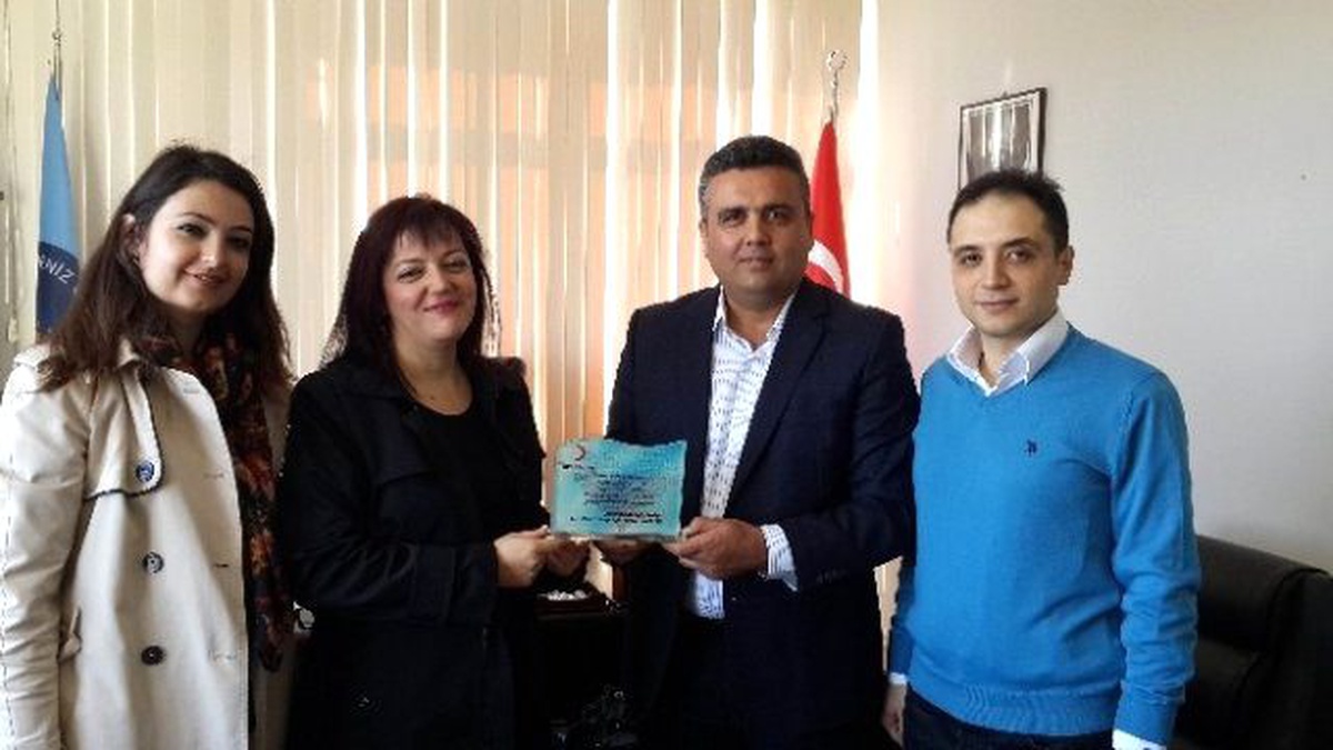 Elmalı Myo\'ya En Fazla Kan Bağışı Plaketi