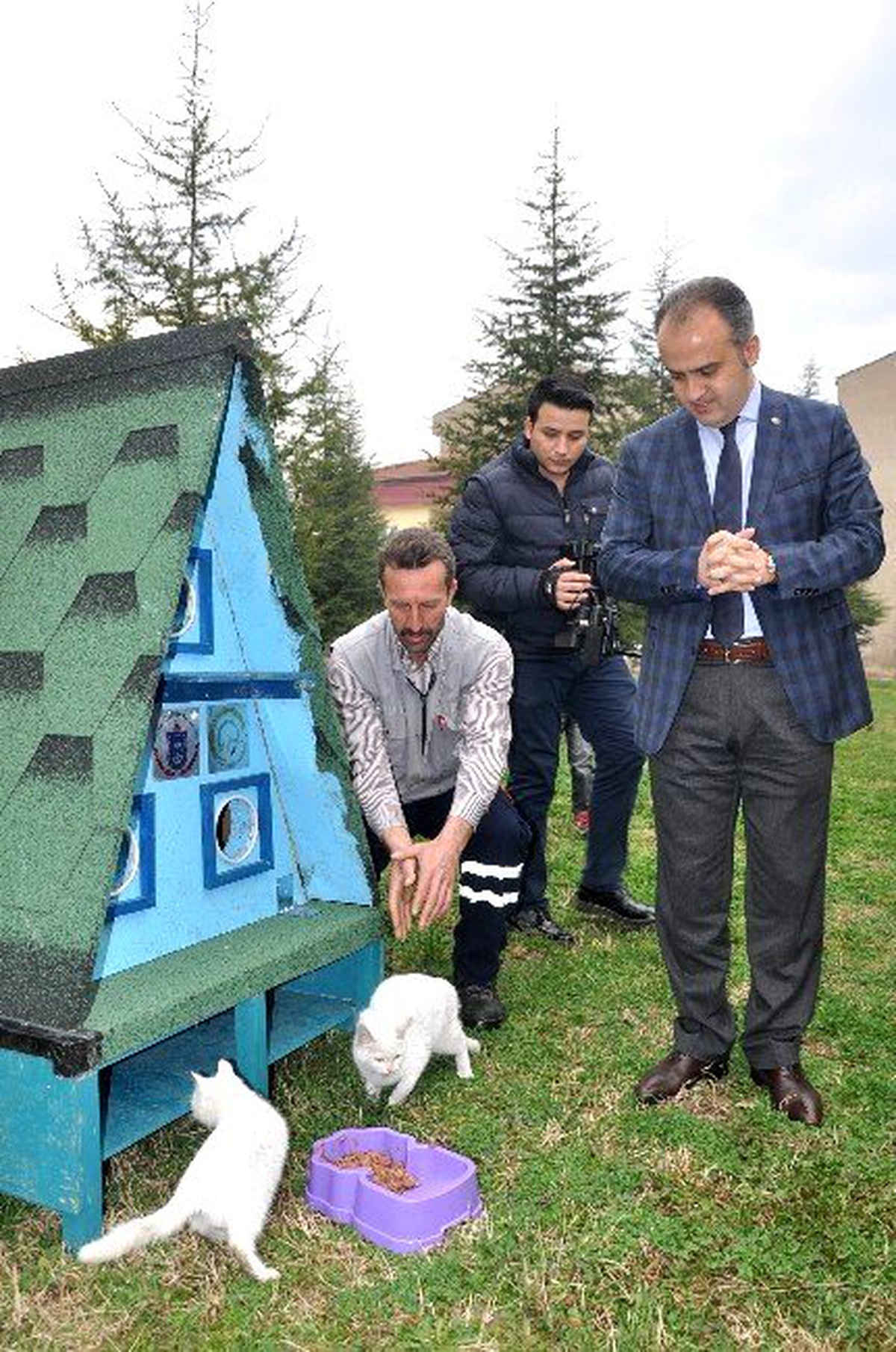İnegöl Belediyesi\'nden Kedi Evleri