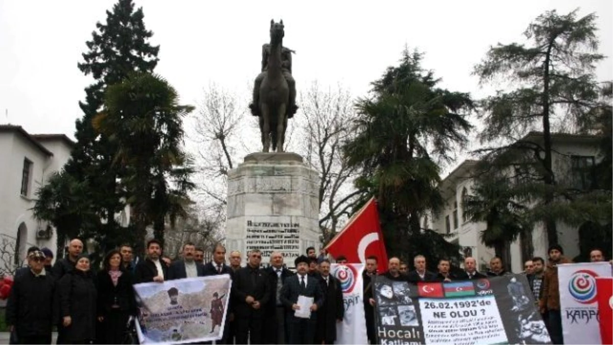 Karapapak Türkleri Birliği \'Hocalı\' Katliamını Protesto Etti