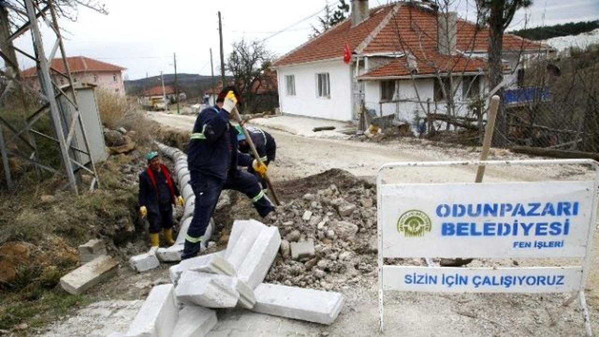 Odunpazarı Belediyesi Yeni Mahallelerinde Çalışmalarını Sürdürüyor