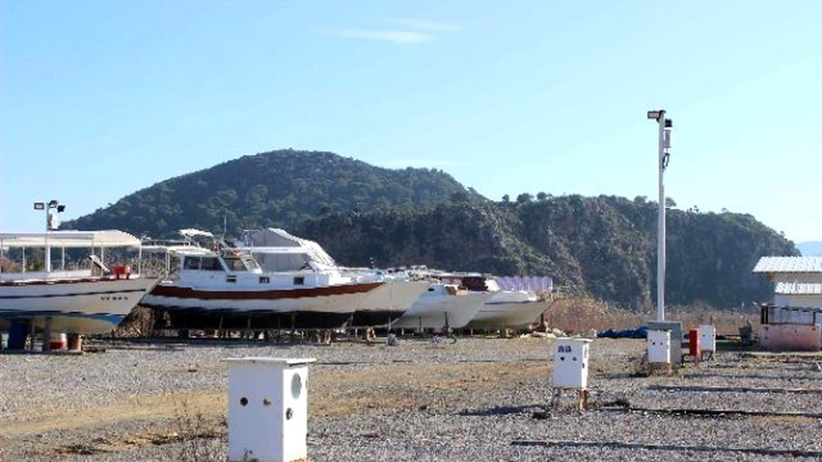 Ortaca Belediyesinden Tekne Çekek Yerine Güvenlik Sistemi