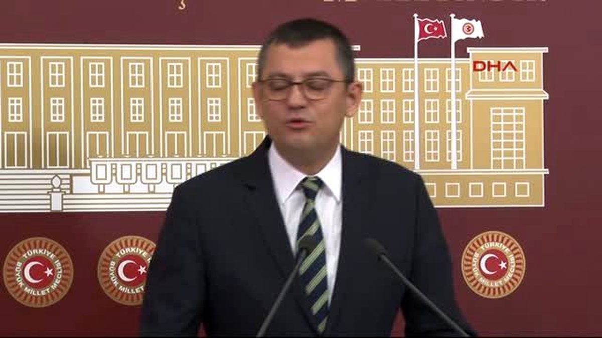 CHP\'li Özel, Anayasa Komisyonu\'nun Tekrar Çalışma Şartlarını Belirtti
