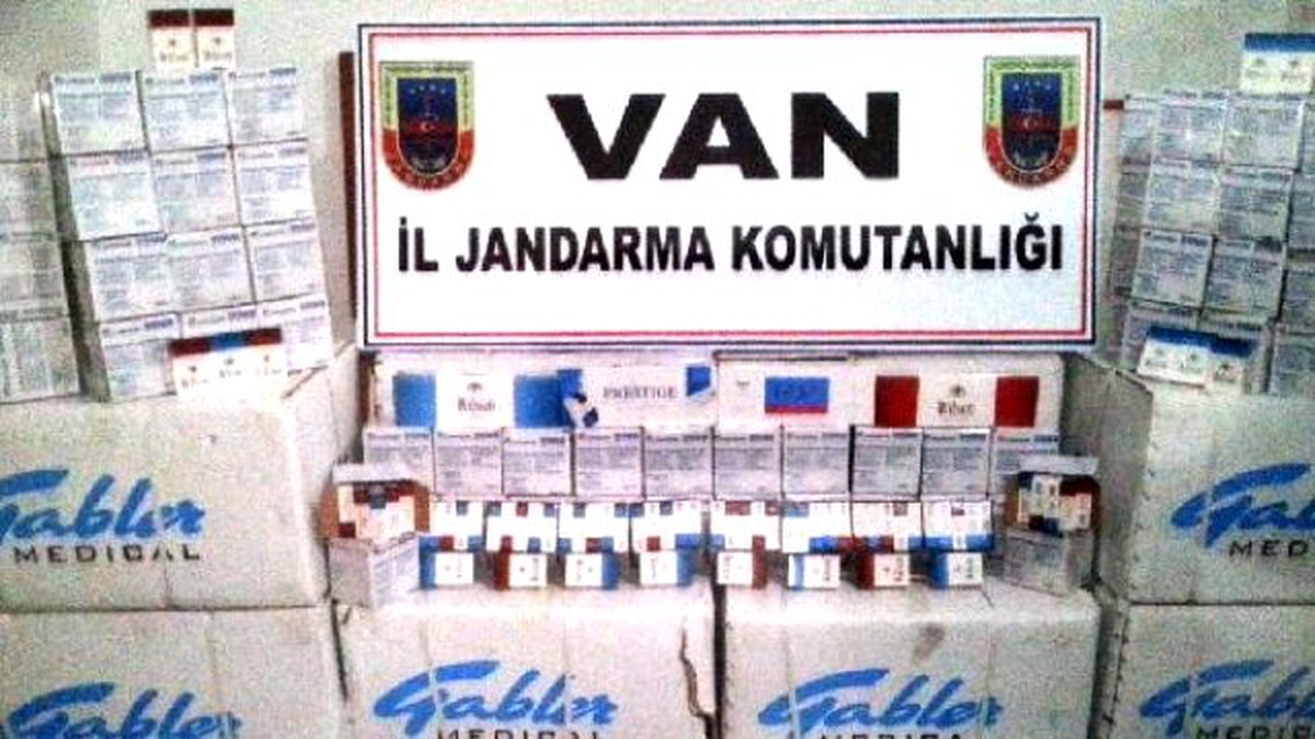 Van\'da Tarihi Eser ve Kaçak Sigara Operasyonu
