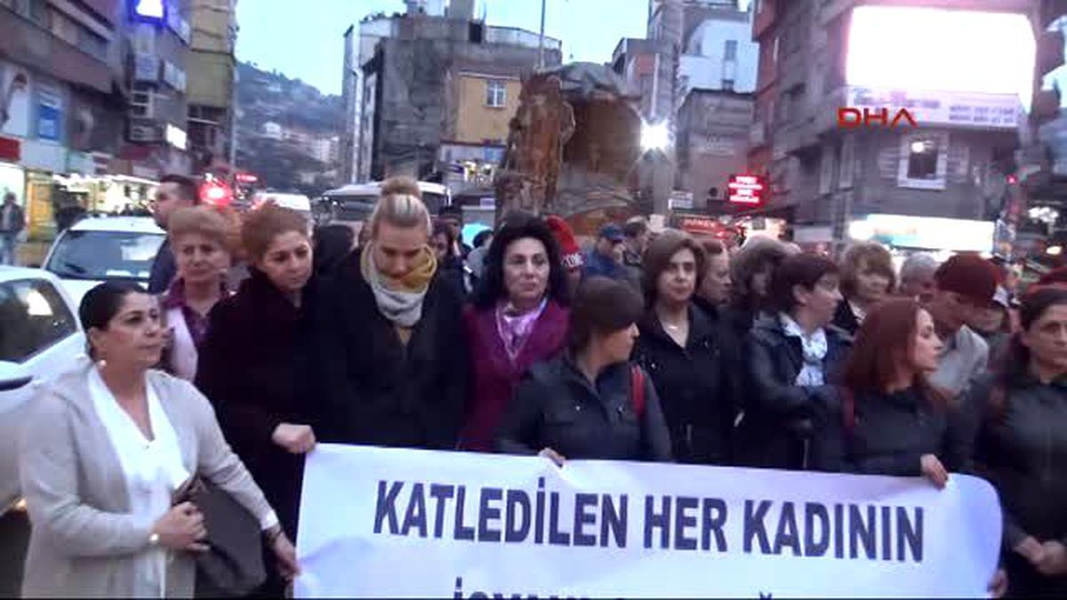 Zonguldak Kadınlardan Protesto