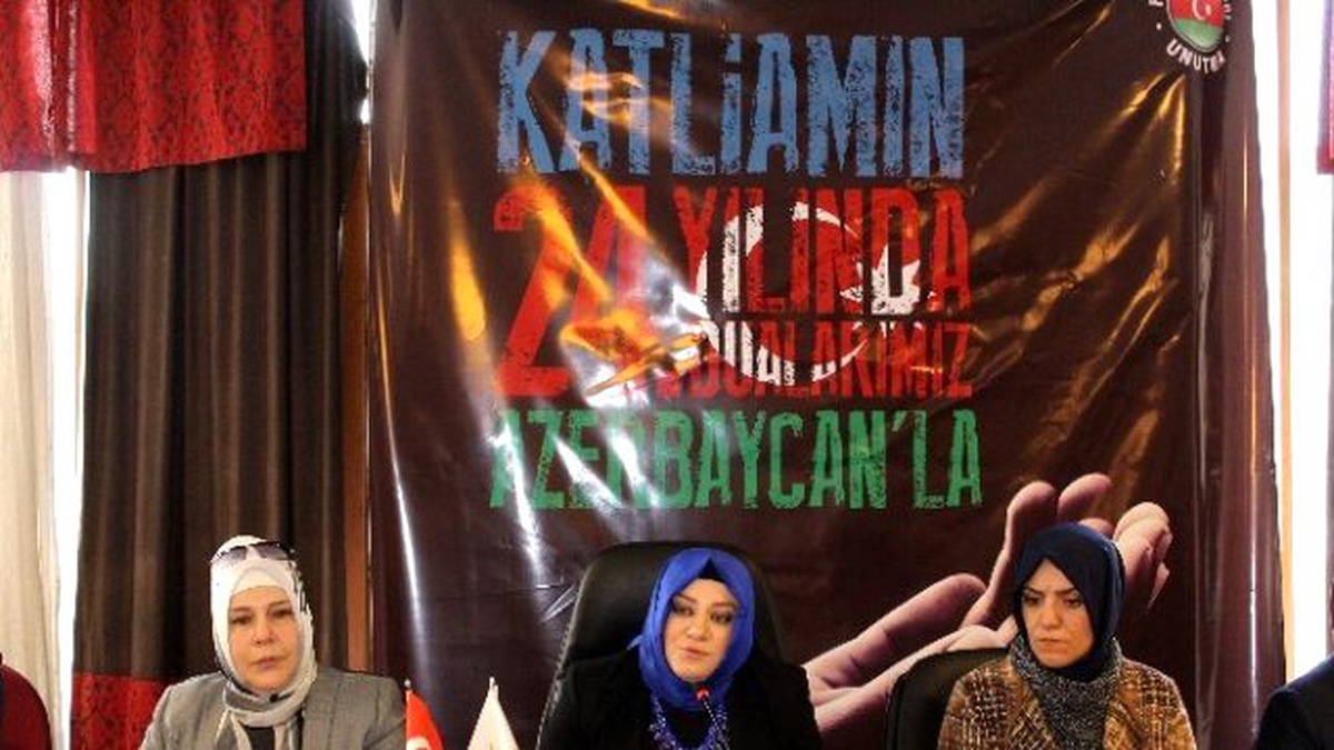 AK Parti Erzurum Kadın Kolları Teşkilatı Hocalı Katliamını Kınadı