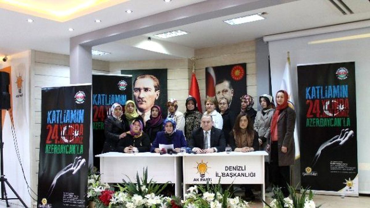 Ak Partili Kadınlar Hocalı Katliamını Kınadı
