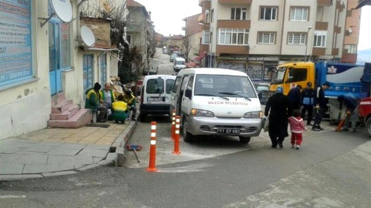 Bilecik Belediyesi\'nden Delinatör Uygulaması