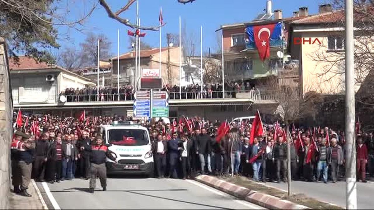 Kayseri Şehit Astsubay Burhan Kaplan, Kayseri?de Toprağa Verildi