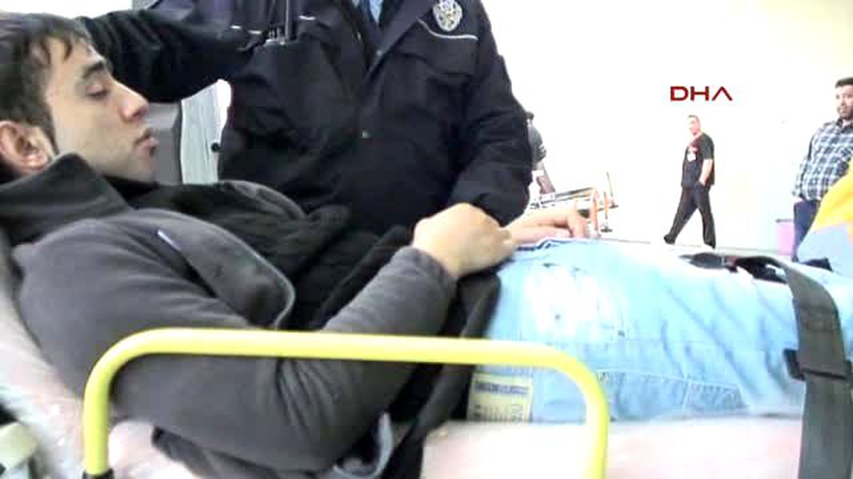 Kayseri Uyuşturucu İçtiği Öne Sürülen Genç Hastaneye Kaldırıldı
