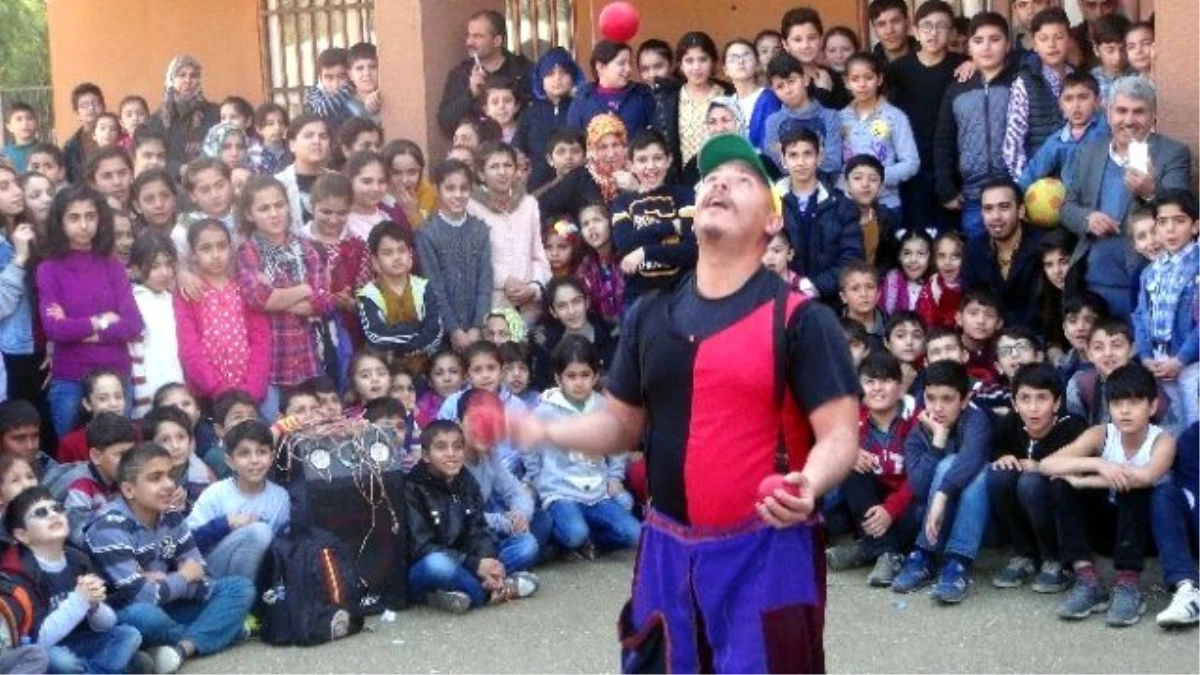 Kızıltepe Öğrencilere Sirk Gösterisi Yapıldı
