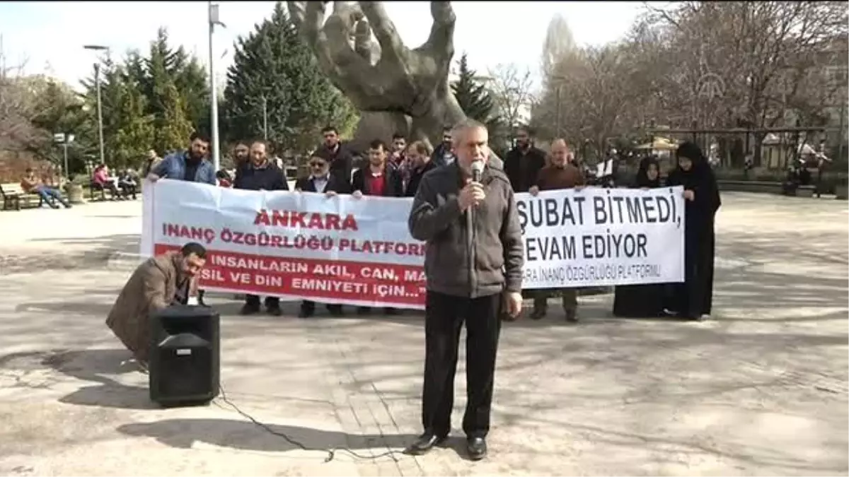 28 Şubat\'ın 19. Yılı - İnanç Özgürlüğü Platformu "Postmodern Darbeyi" Protesto Etti