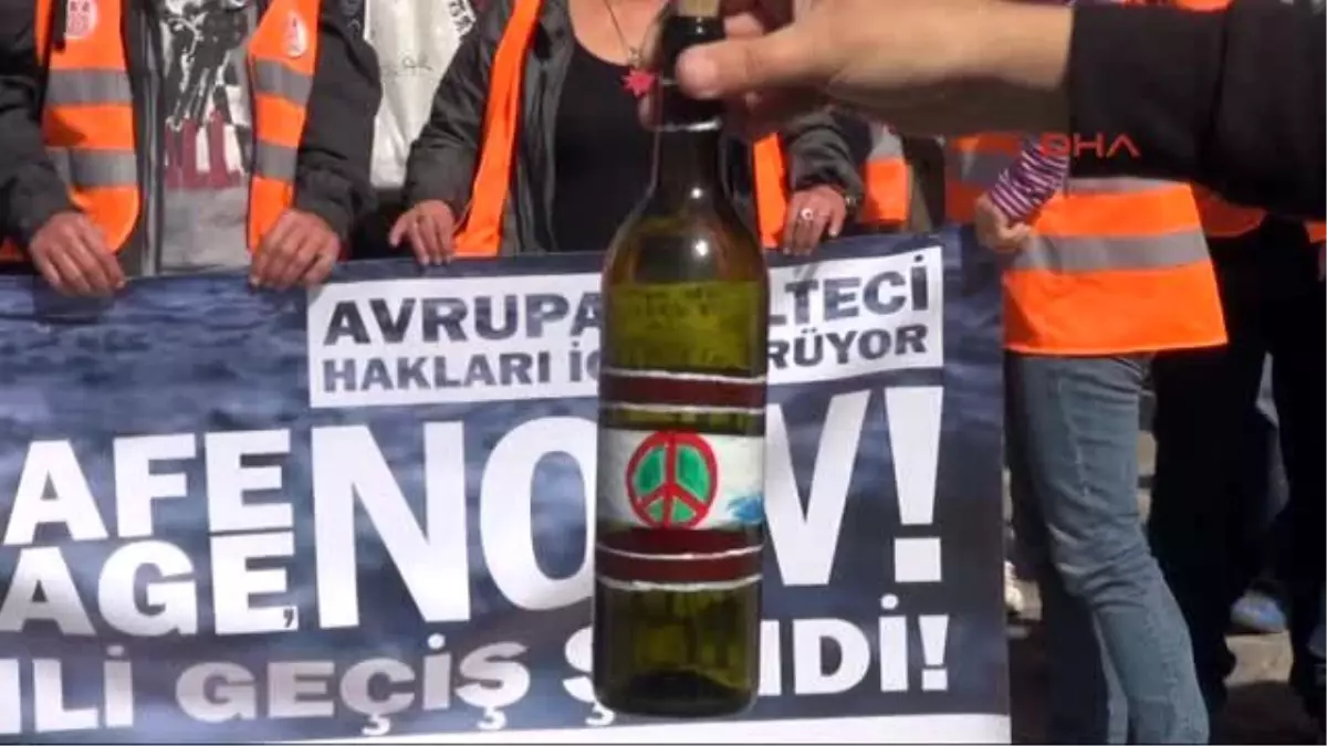 Bodrum\'da Sığınmacılar İçin \'Güvenli Geçiş Eylemi\'