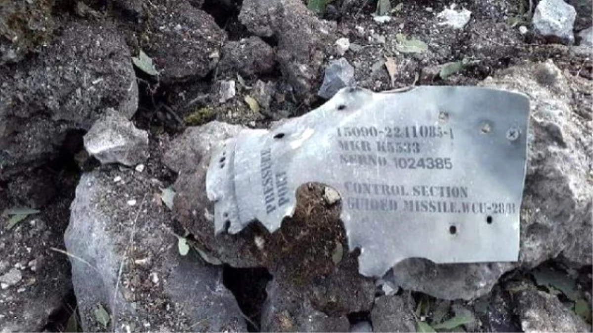 Hatay'da Bulunan Füze Parçalarının Sırrı Araştırılıyor