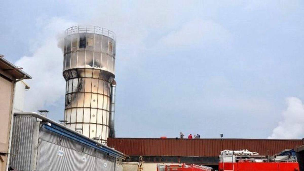 Patlayan Silo Alev Topuna Döndü