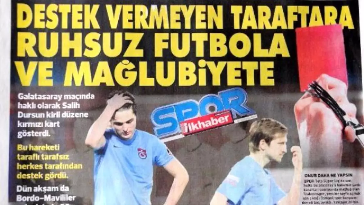 Trabzonspor\'a Sert Eleştiri