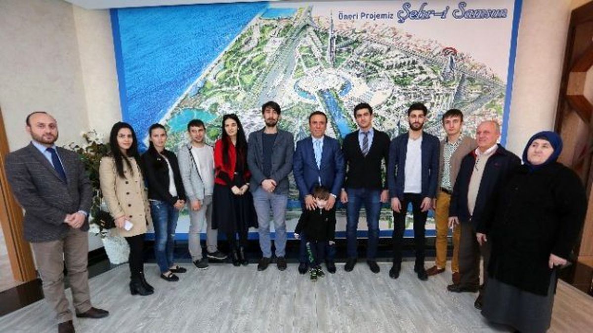 Ahıska Türklerinden Canik\'e Park Teşekkürü