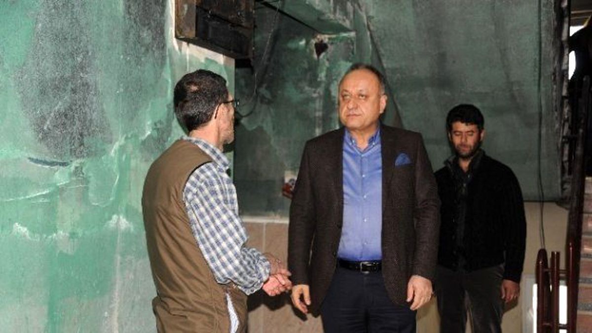 Başkan Babaş, Yangınzedeleri Ziyaret Etti