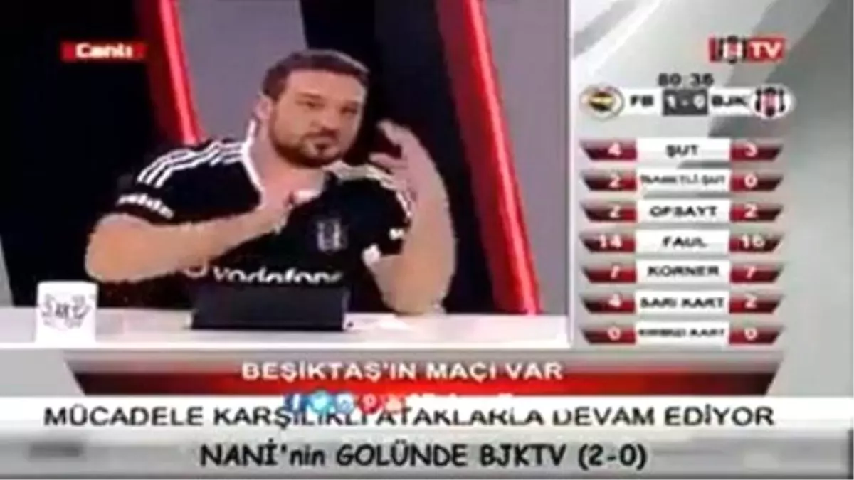 Bjk Tv Spikeri Lafını Bitirmeden Gol Oldu!