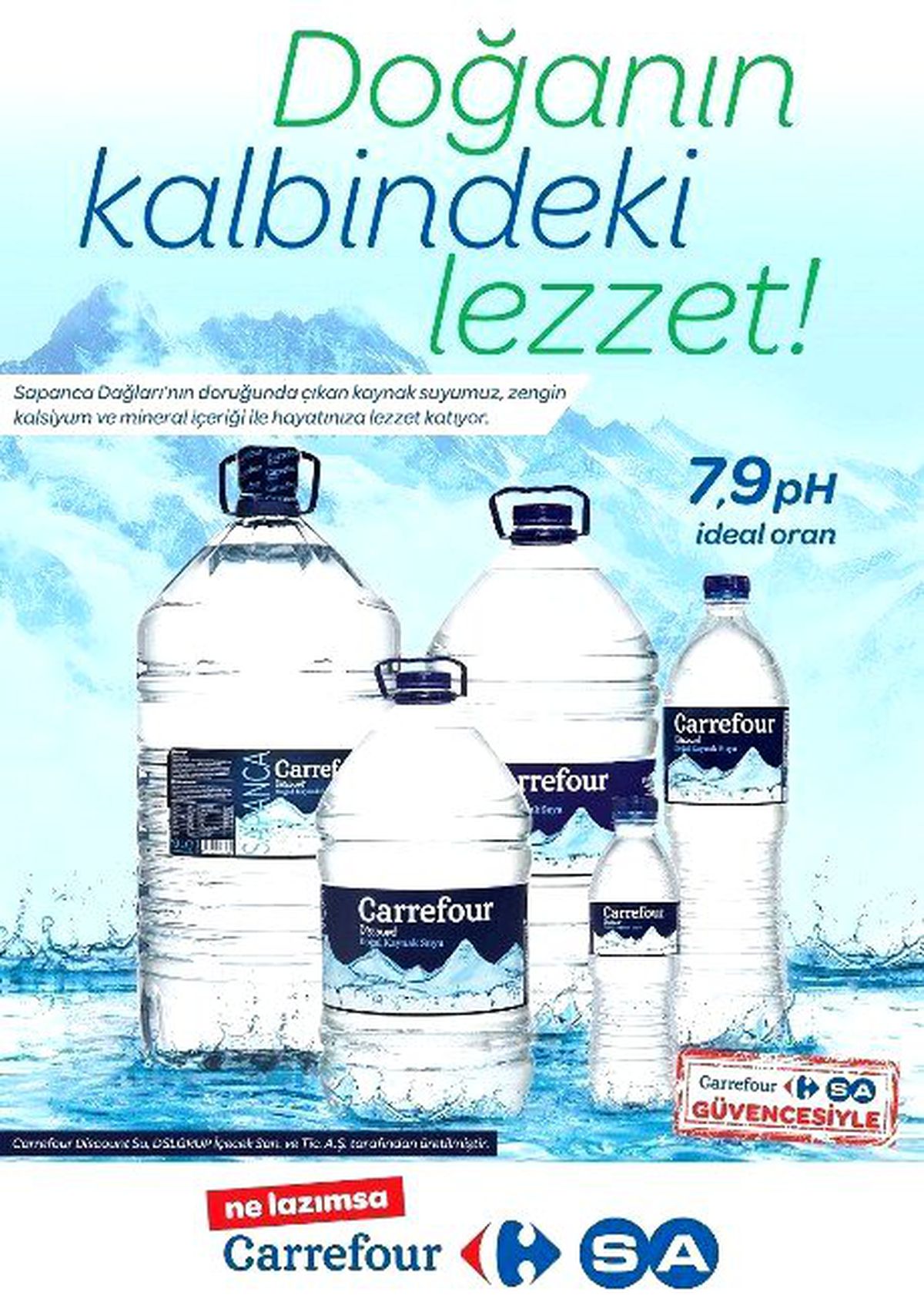 Carrefoursa\'nın İçme Suyu Yenilendi