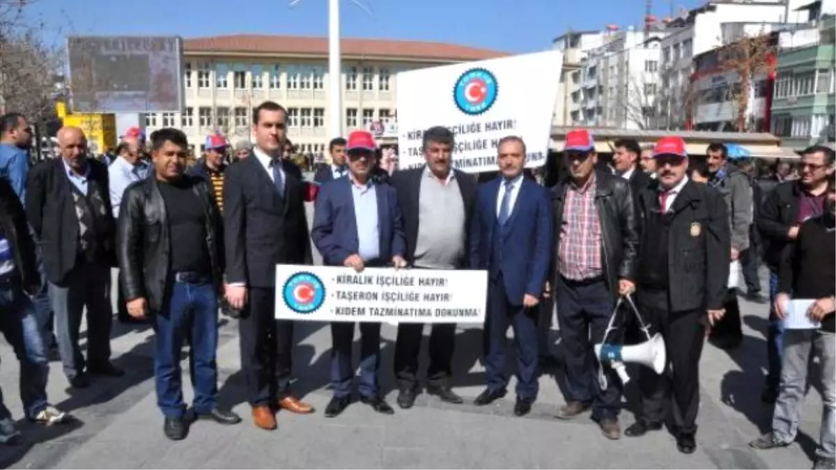 Gaziantep\'te Kıdem Tazminatı Protestosu