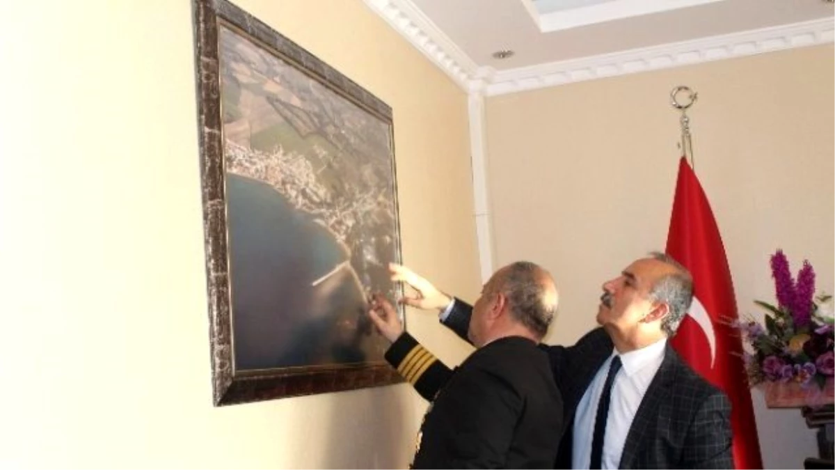 Sahil Güvenlik Komutanlarından Başkan Culha\'yı Ziyaret