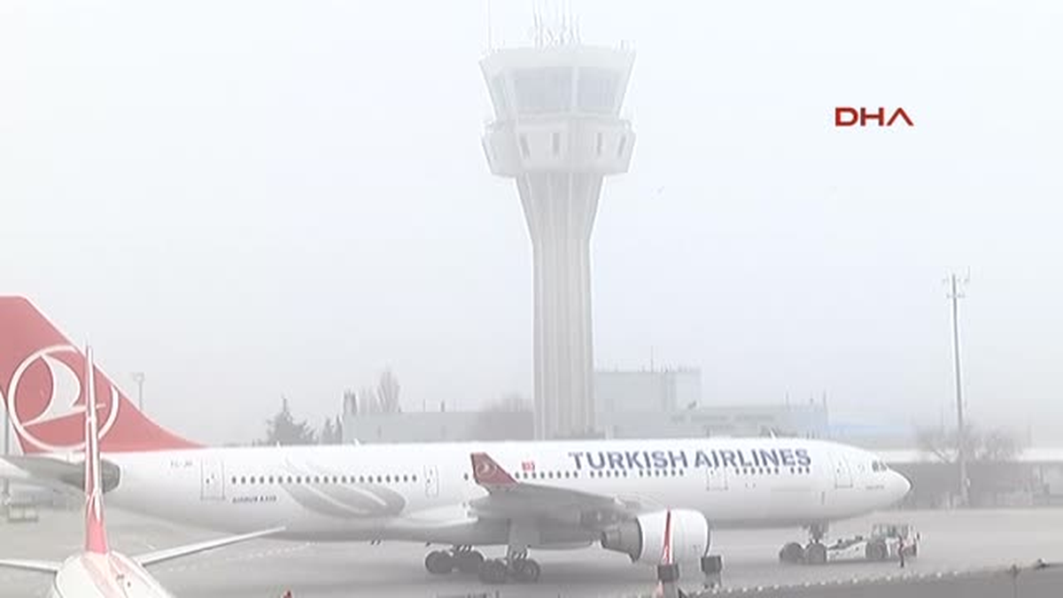 Sis Hava Ulaşımını da Olumsuz Etkiledi