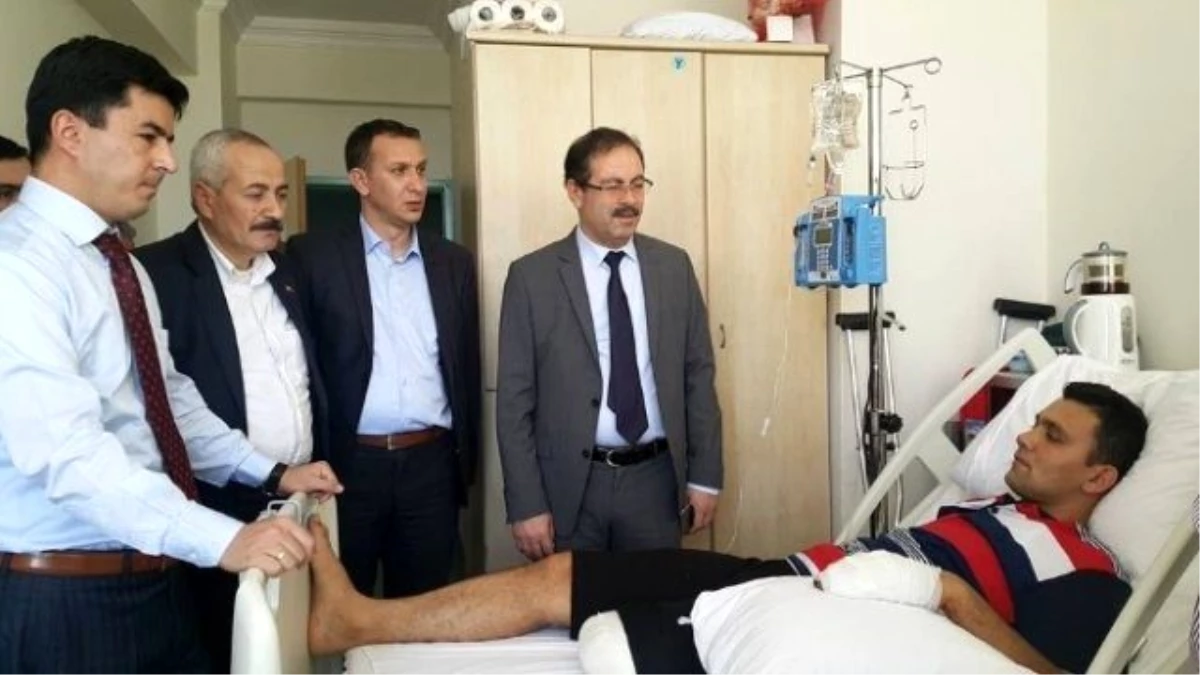 AK Parti Yozgat Milletvekili Abdulkadir Akgül, GATA\'da Tedavi Gören Yozgatlı Gazi Astsubay\'ı...