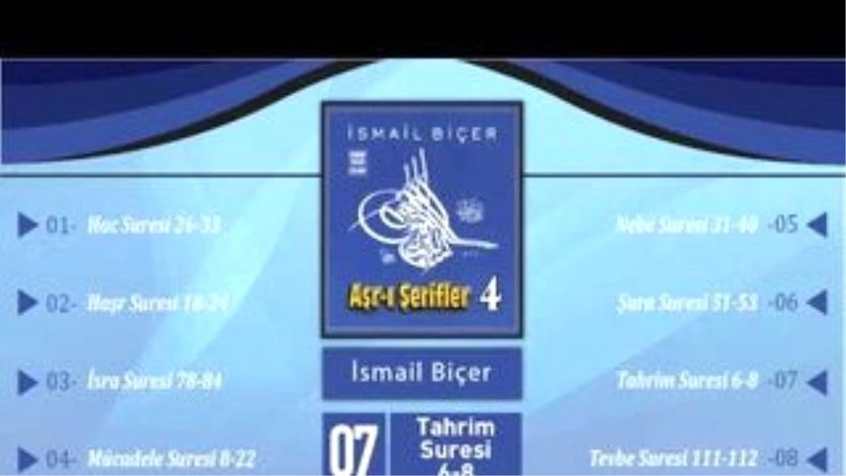 İsmail Biçer - Tahrim Suresi 6-8
