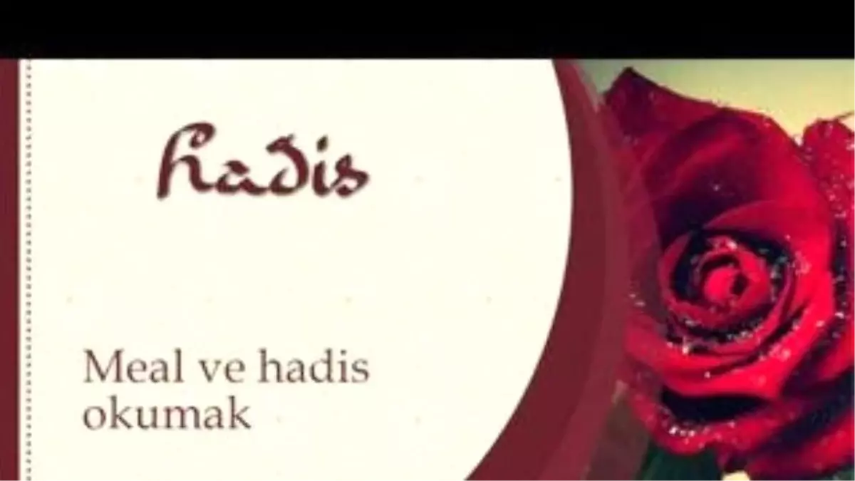 Meal ve Hadis Okumak - Sorularla İslamiyet