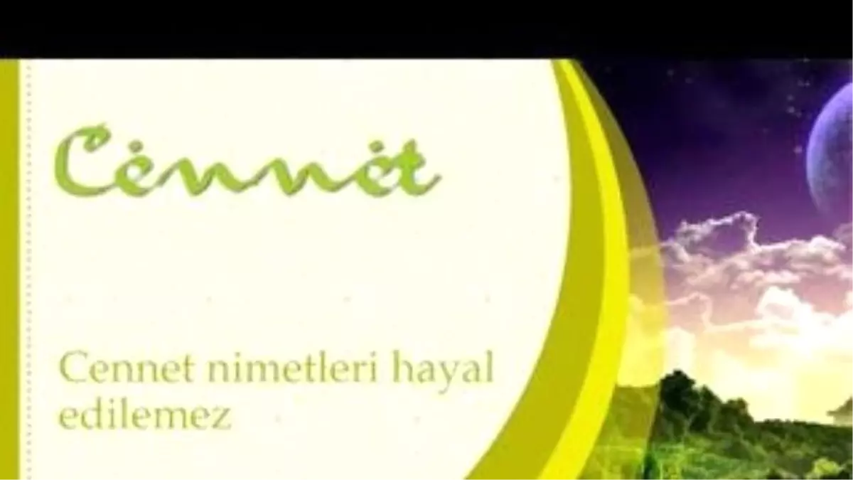 Cennet Nimetleri Hayal Edilemez - Sorularla İslamiyet