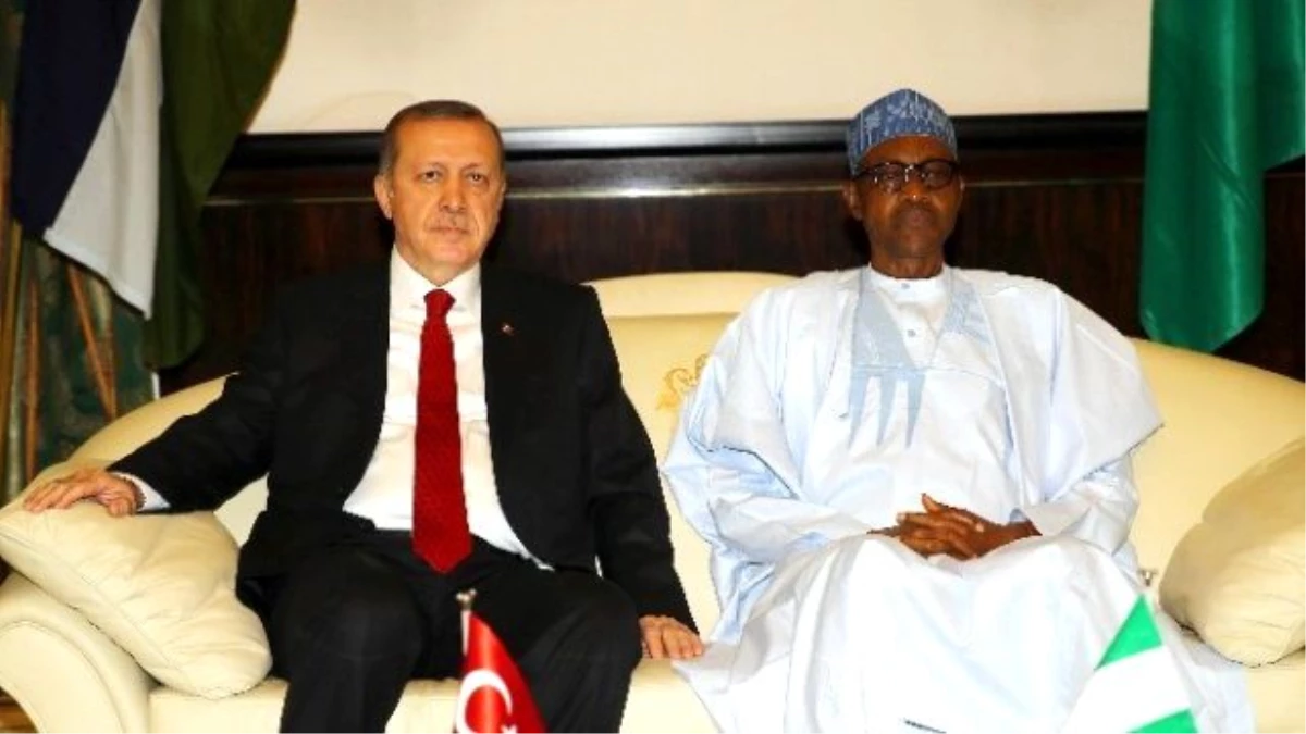Erdoğan, Nijerya Devlet Başkanı Buhari ile Görüştü