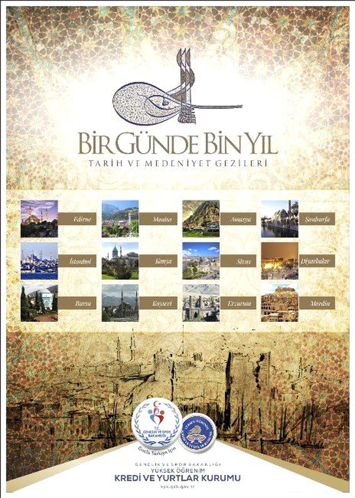 Kyk\'lı Gençler Tarih ve Medeniyet Gezilerinde Buluşuyor