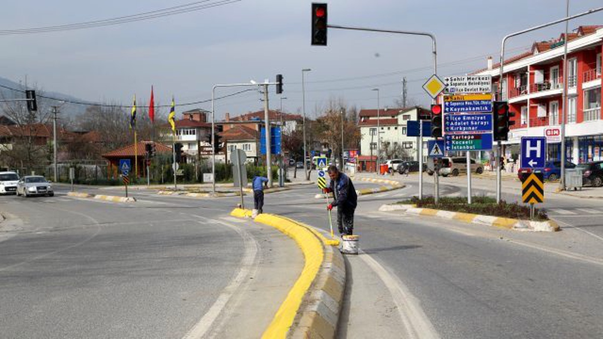 Sapanca İlçe Girişleri Güzelleşiyor