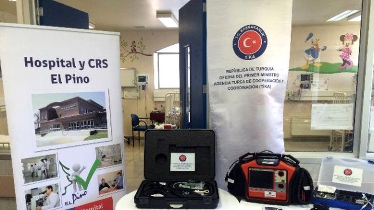Şili\'de El Pino Hastanesi Çocuk Bölümüne Tıbbi Ekipman Desteği