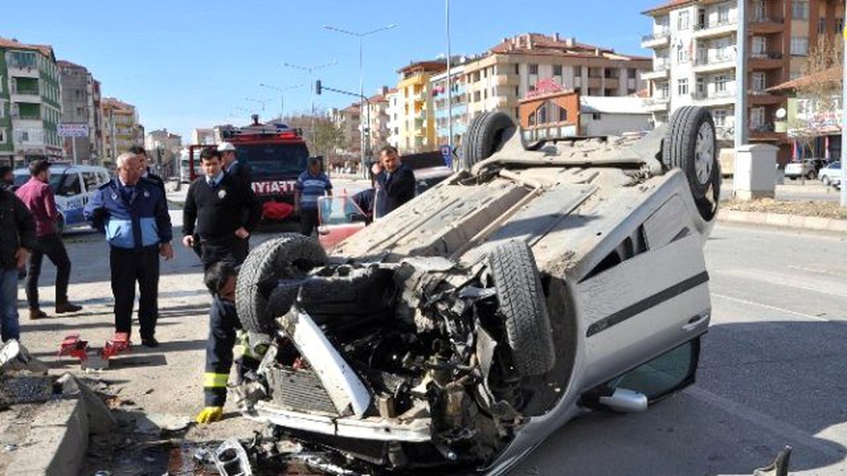 Yozgat\'ta Trafik Kazası: 1 Yaralı