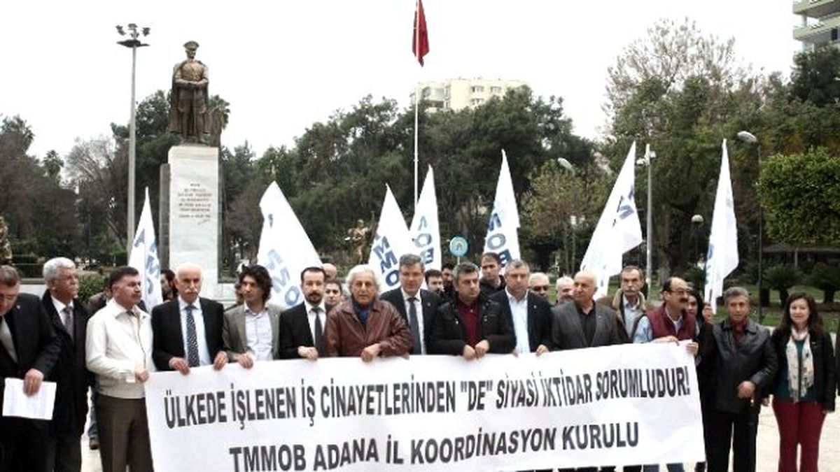 Adana\'da İş Faciaları Protesto Edildi
