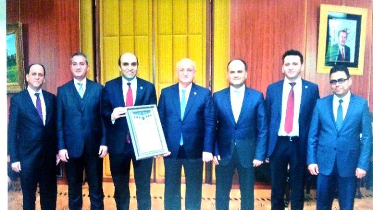 Gimder\'den, TBMM Başkanı Kahraman\'a Ziyaret