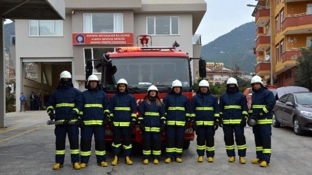 İtfaiyecilere Yanmayan Kıyafet