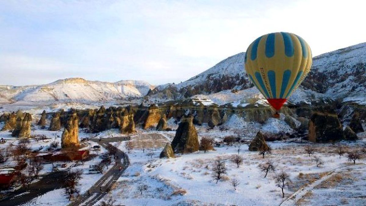 Kapadokya\'da Balon Uçuşları İptal Edildi