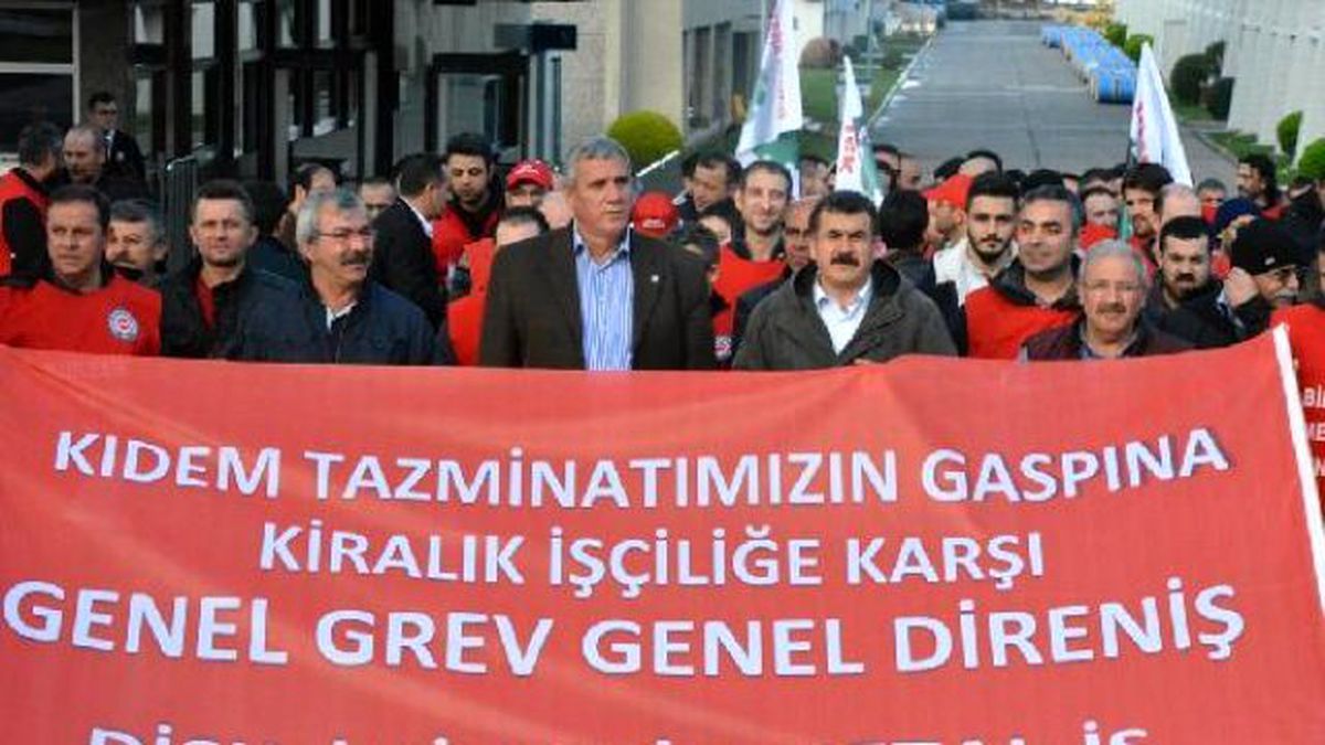 Oyak Renault İşçisi Mudanya\'da Yürüdü