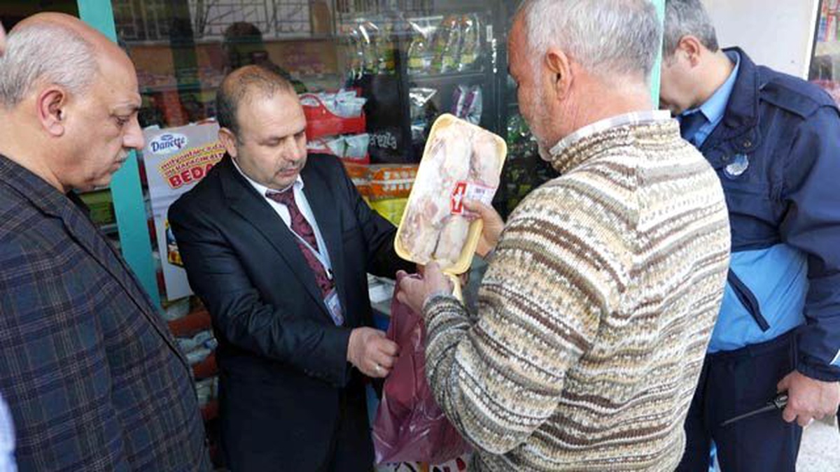 Sırrın\'da Ele Geçirilen Bozuk Etler İmha Edildi