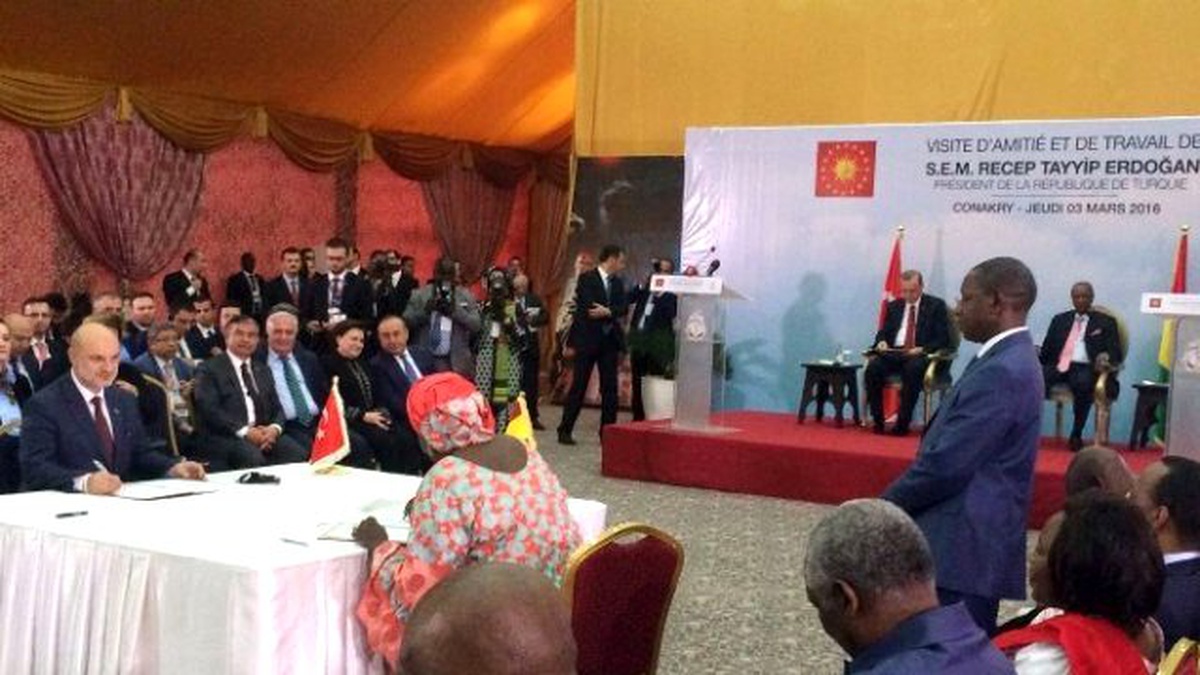 Cumhurbaşkanı Erdoğan\'ın Afrika Ziyaretlerinin Son Ayağı Gine\'de