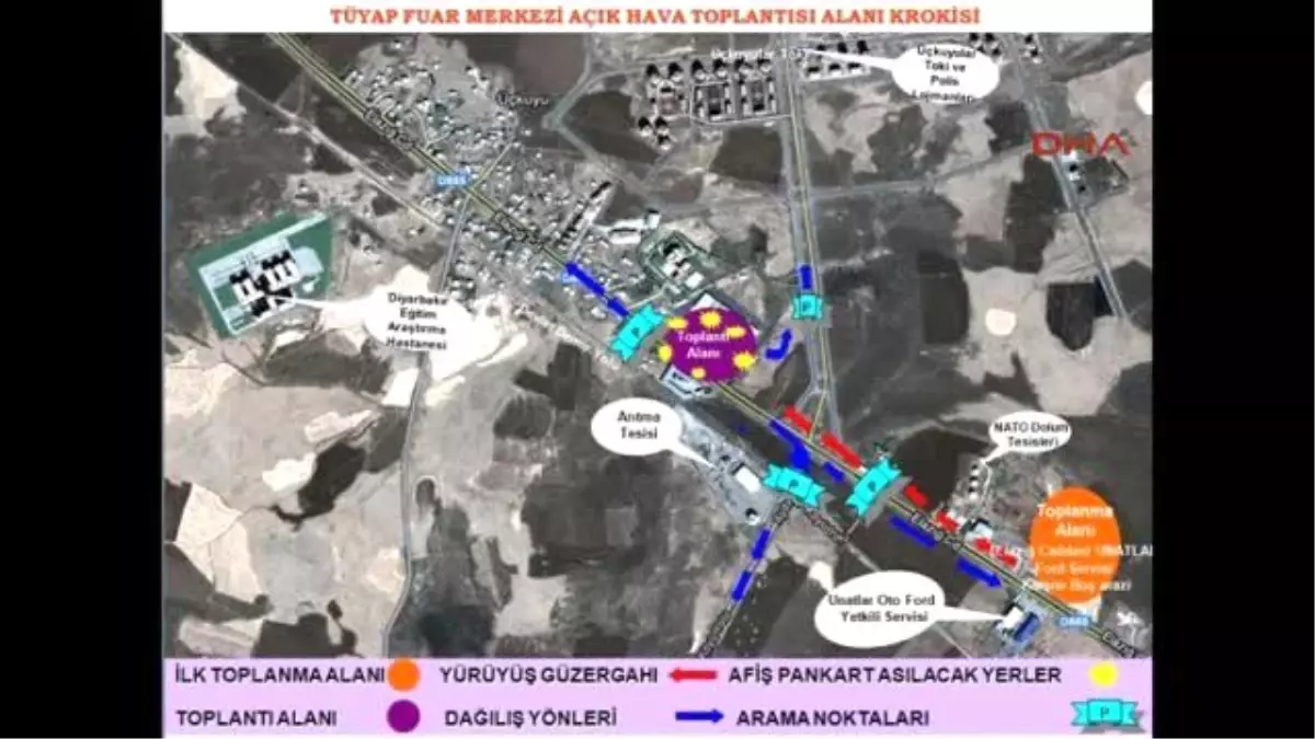 Diyarbakır\'da Toplantı, Gösteri, Yürüyüş Yer ve Güzergahları Belirlendi