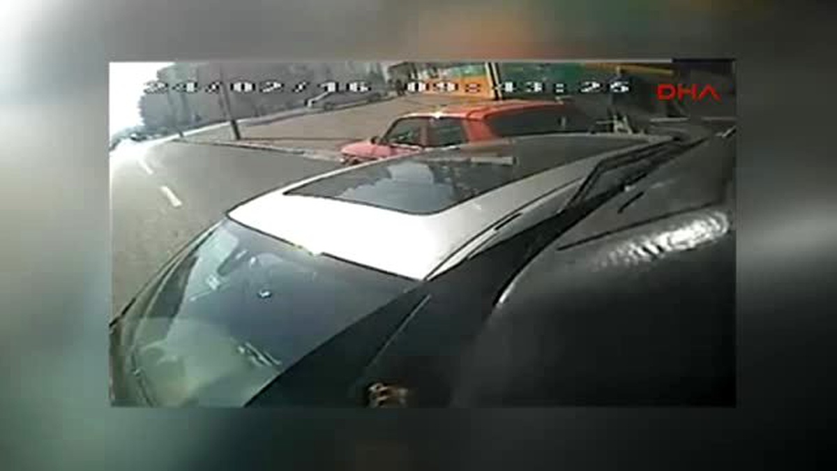 Isparta - Otobüs Kazası Güvenlik Kamerasında
