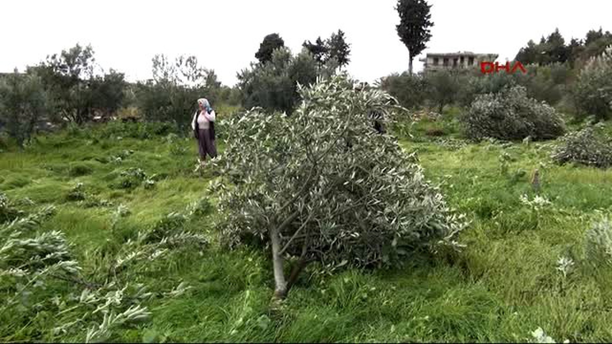 Manavgat\'ta Hortum Cami Minaresini Yıktı