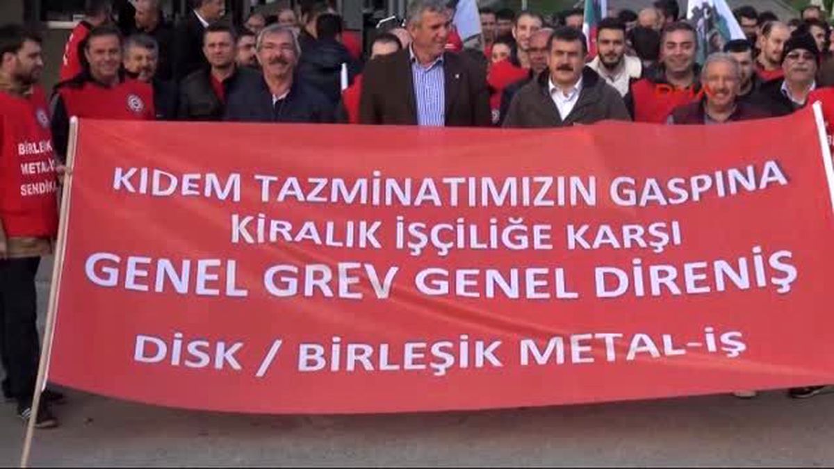 Mudanya - Oyak Renault İşçisi Mudanya\'da Yürüdü
