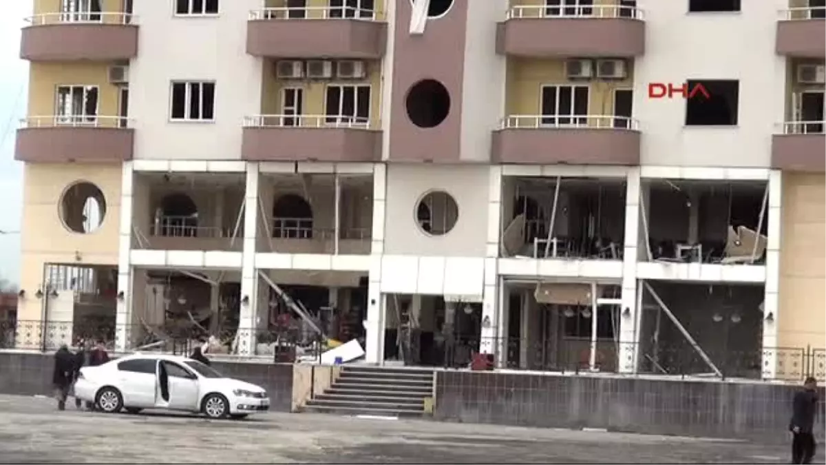 Nusaybin\'de Polise Bombalı Saldırı 2 Polis Şehit, 35 Yaralı Ek Lojmanlar Kullanılmaz Hale Geldi