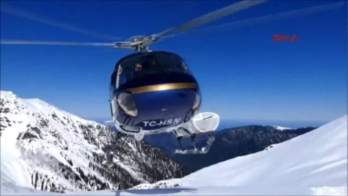 Rize Kaçkarlar\'da Heliski Heyecanı Sona Erdi