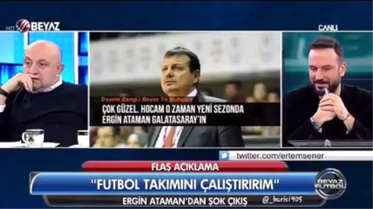 Ergin Ataman\'dan Futbol Açıklaması!